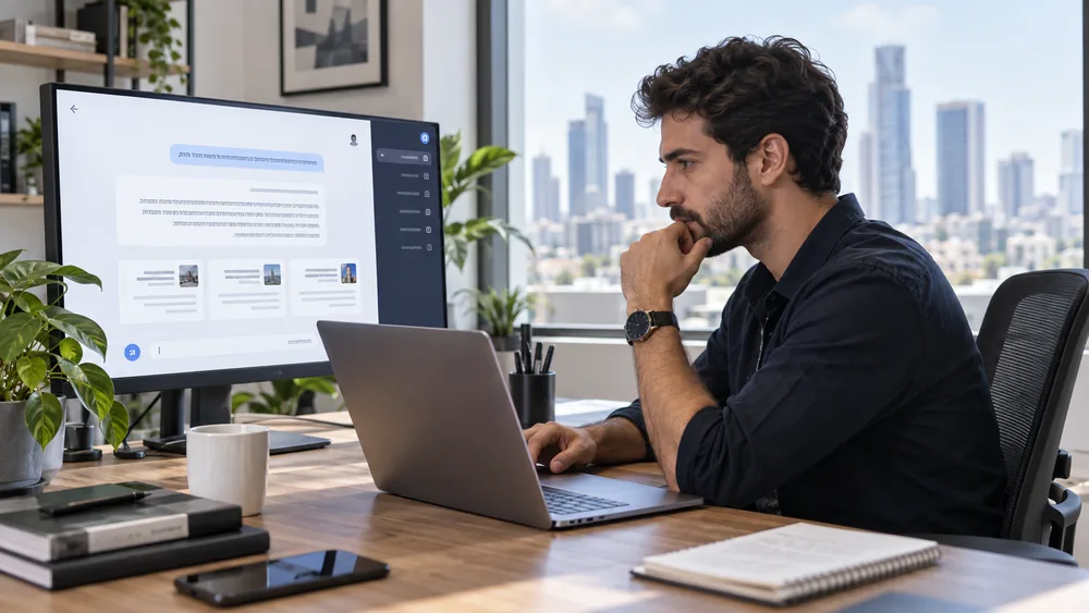 תמונת המחשה למאמר: Gemini בעברית: מדריך ל־YouTube, טיסות, מלונות ובדיקת מקורות